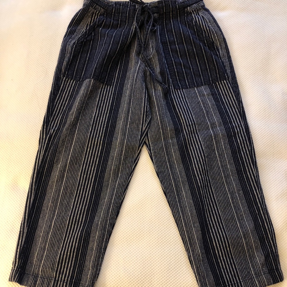 Cropped wide leg pants